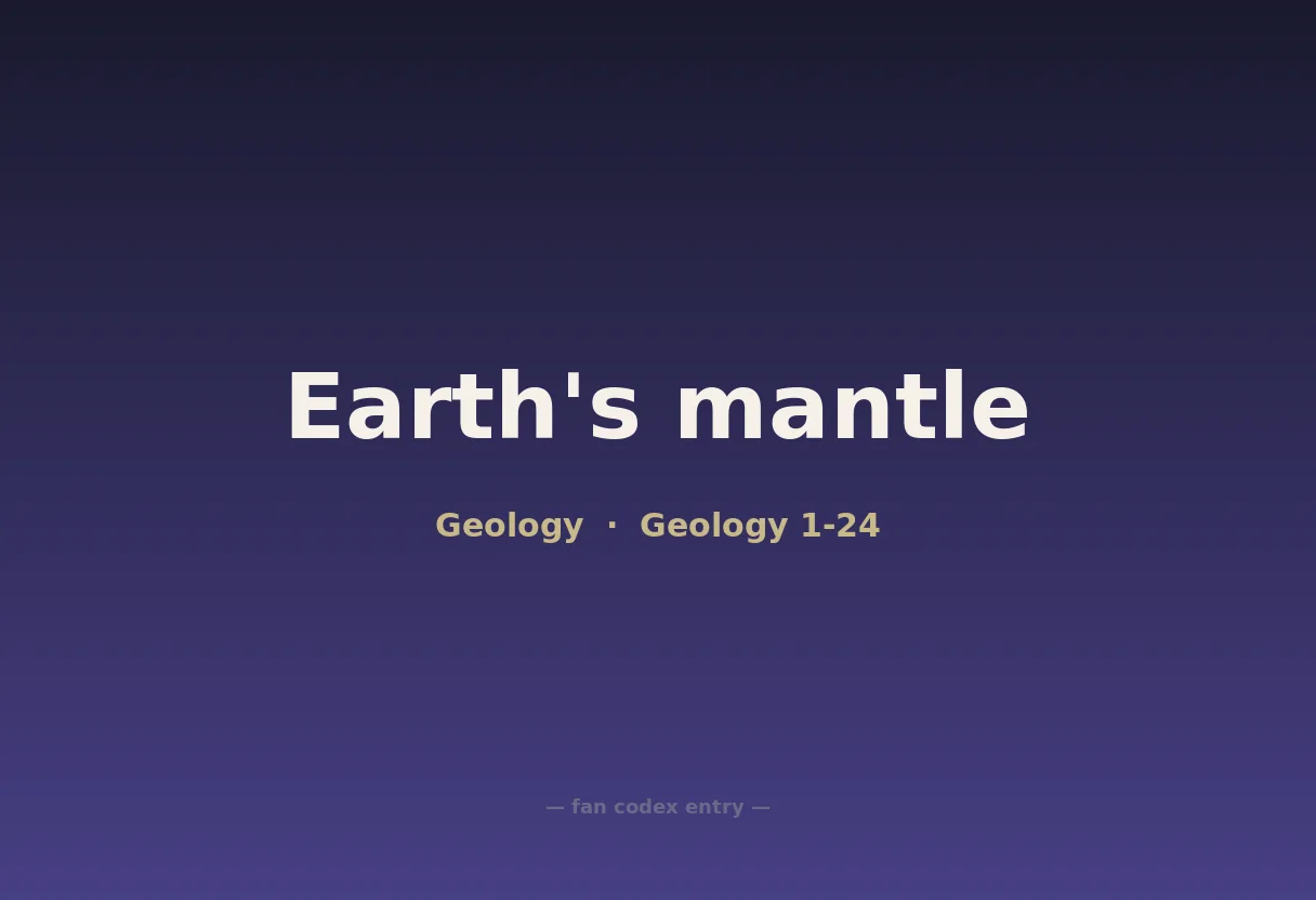 Earth's mantle